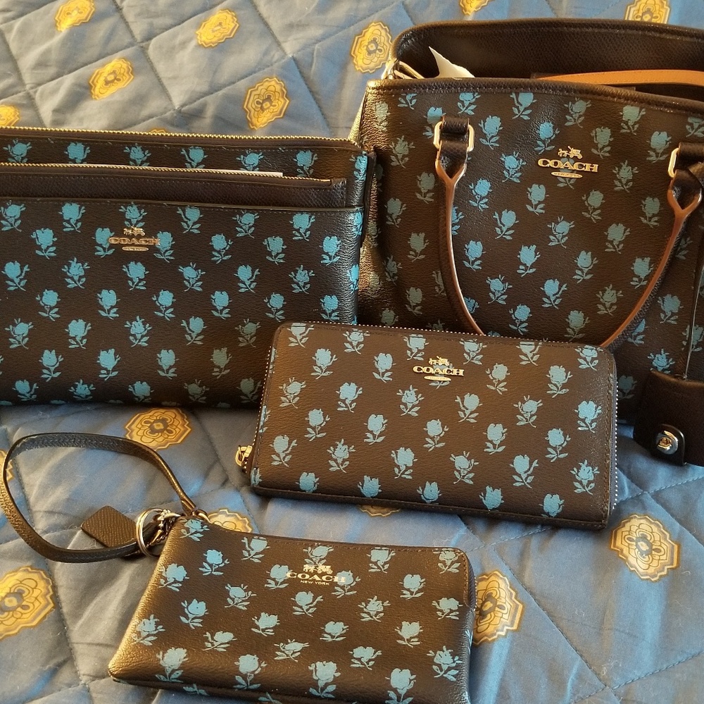 ISO wristlet and makeup bag
